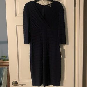 Adrianna Papell navy Size 8 brand new in bag dress.